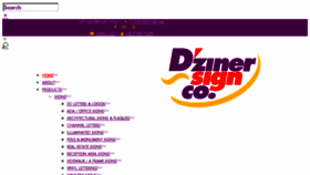 What Dzinersign.com website looked like in 2018 (6 years ago)