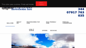 What Dgmotorhomes.co.uk website looked like in 2018 (5 years ago)