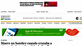 What Diariodesevilla.com website looked like in 2018 (5 years ago)