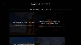 What Daveseminara.com website looked like in 2018 (5 years ago)