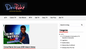 What Desirulez.co website looked like in 2018 (5 years ago)
