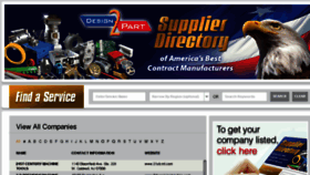 What D2psupplierdirectory.com website looked like in 2018 (5 years ago)