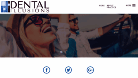 What Dentalillusions.com website looked like in 2018 (5 years ago)
