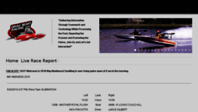 What Dragboatracing.com website looked like in 2018 (5 years ago)