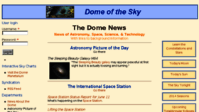What Domeofthesky.com website looked like in 2018 (5 years ago)