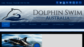 What Dolphinswimaustralia.com.au website looked like in 2018 (5 years ago)