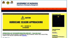 What Dem.gov.bb website looked like in 2018 (6 years ago)