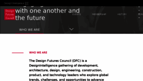 What Designfuturescouncil.com website looked like in 2018 (5 years ago)