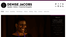 What Denisejacobs.com website looked like in 2018 (6 years ago)