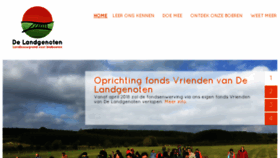 What Delandgenoten.be website looked like in 2018 (5 years ago)