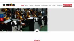 What Dcrobotics.ca website looked like in 2018 (7 years ago)