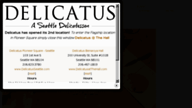What Delicatusseattle.com website looked like in 2018 (5 years ago)