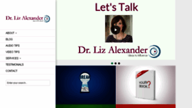 What Drlizalexander.com website looked like in 2018 (5 years ago)