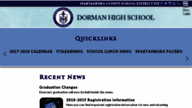 What Dormanhigh.org website looked like in 2018 (5 years ago)