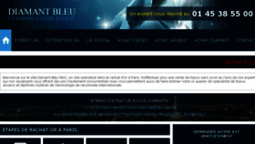 What Diamantbleuparis.com website looked like in 2018 (6 years ago)