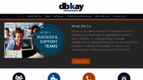What Dbkay.com website looked like in 2018 (5 years ago)
