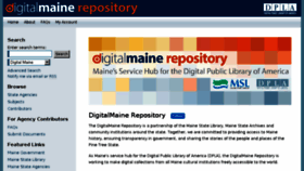 What Digitalmaine.com website looked like in 2018 (5 years ago)