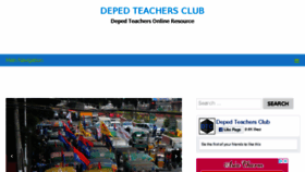 What Depedteachers.club website looked like in 2018 (5 years ago)