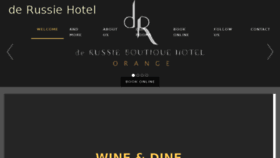 What Derussiehotels.com.au website looked like in 2018 (5 years ago)