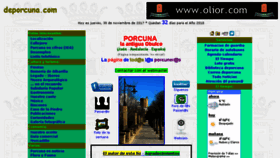 What Deporcuna.com website looked like in 2018 (7 years ago)