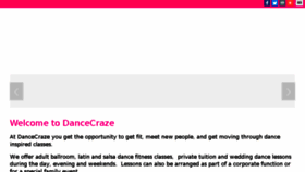 What Dancecraze.biz website looked like in 2018 (5 years ago)