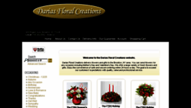 What Dariasfloralcreation.com website looked like in 2018 (5 years ago)