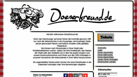 What Doenerfreund.de website looked like in 2018 (5 years ago)