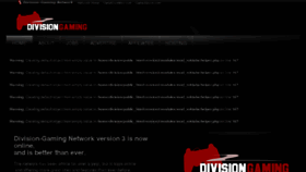 What Division-gaming.net website looked like in 2018 (5 years ago)