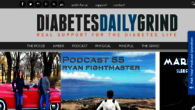 What Diabetesdailygrind.com website looked like in 2018 (5 years ago)