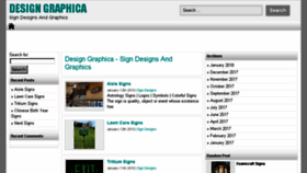 What Designgraphica.com website looked like in 2018 (5 years ago)