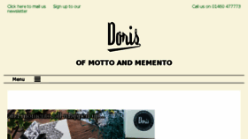 What Dorisandco.co.uk website looked like in 2018 (5 years ago)