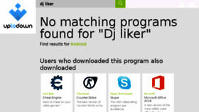 What Dj-liker.en.uptodown.com website looked like in 2018 (5 years ago)
