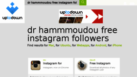 What Dr-hammmoudou-free-instagram-followers.en.uptodown.com website looked like in 2018 (5 years ago)