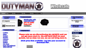 What Dutyman.com website looked like in 2018 (5 years ago)