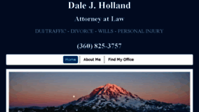 What Dalejholland.com website looked like in 2018 (5 years ago)