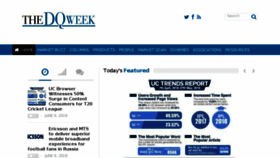 What Dqweek.com website looked like in 2018 (5 years ago)