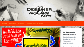 What Dessinerenligne.com website looked like in 2018 (5 years ago)