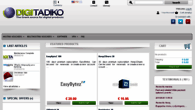 What Digitadiko.com website looked like in 2018 (5 years ago)