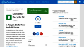 What Dumpster-recycle-bin.en.softonic.com website looked like in 2018 (5 years ago)