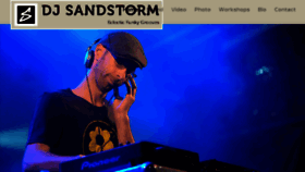 What Djsandstorm.com website looked like in 2018 (5 years ago)