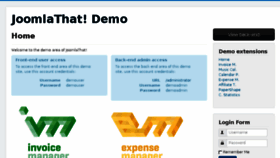 What Demo.joomlathat.com website looked like in 2018 (5 years ago)