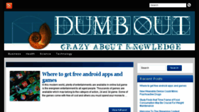 What Dumb-out.net website looked like in 2018 (5 years ago)