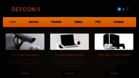 What Defcon5.co.za website looked like in 2018 (5 years ago)