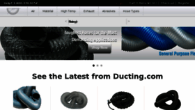 What Ducting.com website looked like in 2018 (5 years ago)