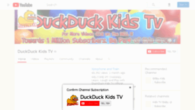 What Duckduckkidstv.com website looked like in 2018 (7 years ago)