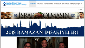 What Diyanet.be website looked like in 2018 (5 years ago)