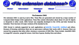 What Dwg.extensionfile.net website looked like in 2018 (6 years ago)