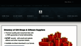 What Directoryofgiftshops.com website looked like in 2018 (5 years ago)