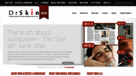 What Drskin.com.my website looked like in 2018 (5 years ago)