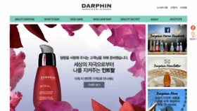 What Darphin.co.kr website looked like in 2018 (5 years ago)